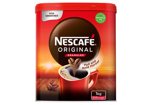 Nescafe Original Instant Coffee Granules Tin 1kg - Office Supplies ...