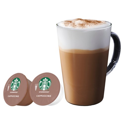 STARBUCKS Cappuccino Capsules for Dolce Gusto Machine Ref 12397695 Pack 36 (3x12 Capsule=36 Drinks) Nestle