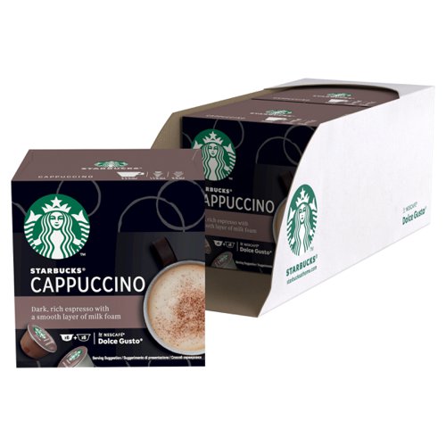 75937NE - STARBUCKS by Nescafe Dolce Gusto Cappucino Coffee 12 Capsules (Pack 3) - 12397695