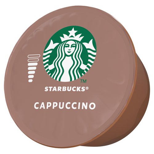 STARBUCKS Cappuccino Capsules for Dolce Gusto Machine Ref 12397695 Pack 36 (3x12 Capsule=36 Drinks) 144101 Buy online at Office 5Star or contact us Tel 01594 810081 for assistance