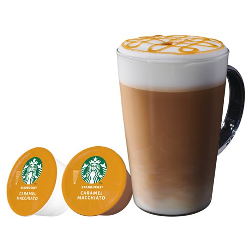 Café latte macchiato en cápsulas Starbucks Nescafé Dolce Gusto 12 ud.