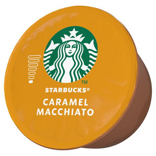 STARBUCKS Caramel Macchiato Capsules for Dolce Gusto Machine 12397694 Pack 36 (3x12 Capsule=36 Drinks) Nestle