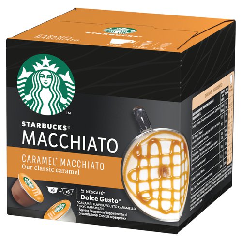 Starbucks Caramel Macchiato (Nescafé Dolce Gusto Capsules) 12 Pods –  Japanese Taste