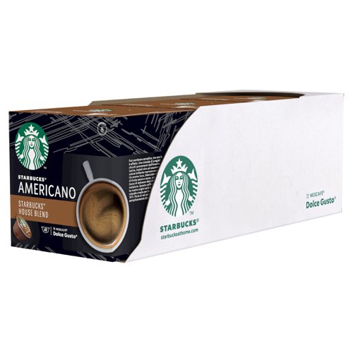 Nescafe Dolce Gusto Starbucks House Blend Americano Medium Roast Coffee Pods (Pack of 36) 12397697 - NL92755