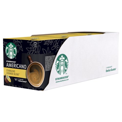 STARBUCK Blonde Veranda Americano Capsule for Dolce Gusto Machine 12397698 Pk 36 (3x12 Capsule=36 Drinks) 166799 Buy online at Office 5Star or contact us Tel 01594 810081 for assistance