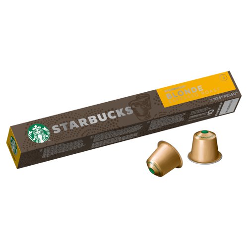 Starbucks by Nespresso Blonde Roast Espresso 10x12x57g 120 Pods Ref 12423392
