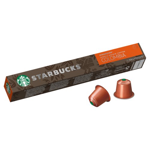 Starbucks by Nespresso Colombia Espresso 10x12x57g 120 Pods Ref 12423359 142053 Buy online at Office 5Star or contact us Tel 01594 810081 for assistance