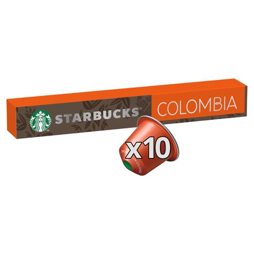 STARBUCKS by Nespresso Colombia Espresso Coffee Capsules (Pack 10) - 12423359 78674NE