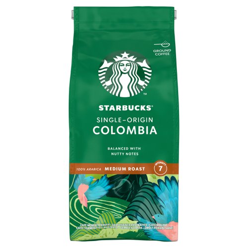 STARBUCKS Single Origin Columbia Medium Roast Ground Coffee (Pack 200g) 12400229