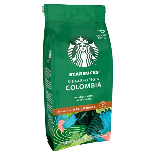 STARBUCKS Single Origin Columbia Medium Roast Ground Coffee (Pack 200g) - 12400229 Nestle