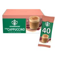 STARBUCKS Cappuccino Instant Coffee Sachets 1.8g (Pack 40) - 12604353