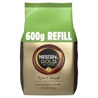 Nescafe Gold Blend Instant Coffee Refill Pack 600g Ref 12339283
