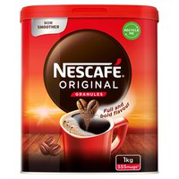 Nescafe Original Instant Coffee Granules Tin 1kg Ref 12315568
