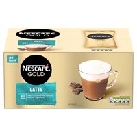 Nescafe Gold Latte Instant Coffee Sachets (Pack of 40) 12405013