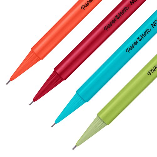 PaperMate Non-Stop Automatic Mechanical Pencils 0.7 HB Neon (Pack of 12) 1906125 GL01445
