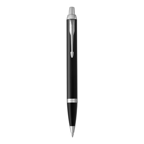 Parker IM Ballpoint Pen Black/Chrome Barrel with Blue Ink Gift Box - 1931665 77067NR Buy online at Office 5Star or contact us Tel 01594 810081 for assistance