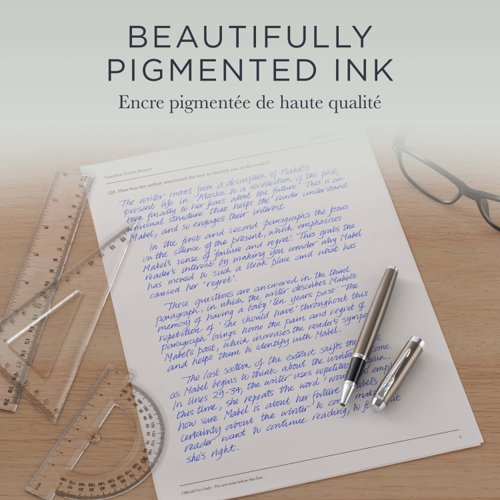 56778NR | For a smooth and fluid writing experience, choose PARKER QUINK ink refills for your PARKER rollerball pen. Each refill is filled with premium QUINK ink for clarity of line and richness of colour. Use ink refills to replace existing PARKER rollerball pen refills, or simply swap out the refill to change your ink colour.
