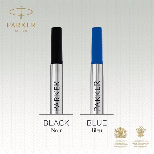 Parker Quink Rollerball Refill for Rollerball Pens Fine Blue (Single Refill) - 1950322 56785NR