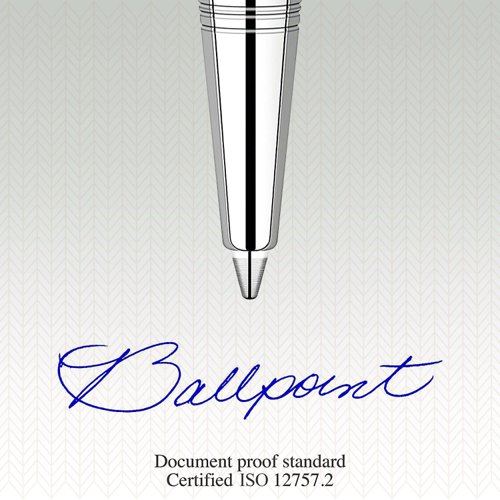 Parker Quink Flow Ballpoint Refill for Ballpoint Pens Medium Blue (Pack 2) - 1950373 Refill Ink & Cartridges 56540NR