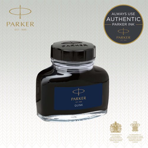 Parker Quink Permanent Ink Bottle Blue 2oz S0037470 | PA02048 | Newell Brands