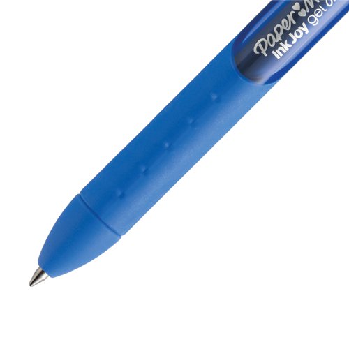 Paper Mate InkJoy Gel Rollerball Pen 1.0mm Tip 0.7mm Line Blue (Pack 12) - 1957054