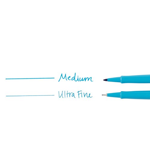 Paper Mate Flair Fibre Tip Pen Medium Point 0.7mm Candy Pop Assorted Colours (Pack 24) 1985617 Newell Brands