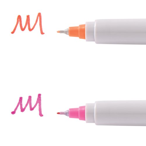 Sharpie Permanent Marker Ultra Fine Tip 0.6mm Line Assorted Standard Colours (Pack 4) - 1985879 Newell Brands