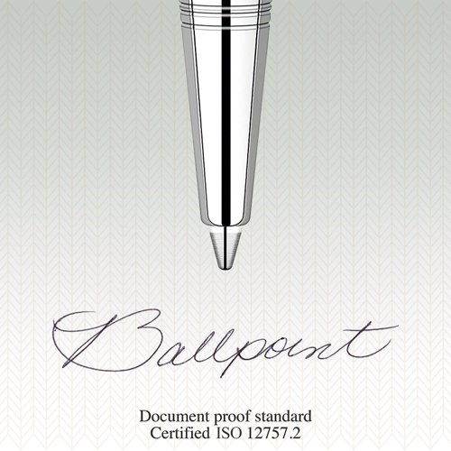 Parker Quink Flow Ballpoint Refill for Ballpoint Pens Medium Black (Pack 6) 2025154  16734NR