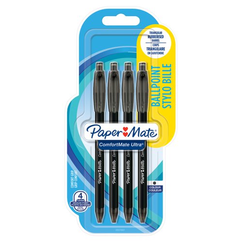 paper Mate ComfortMate Retractable Pen box of 12 Blister packs 32798J