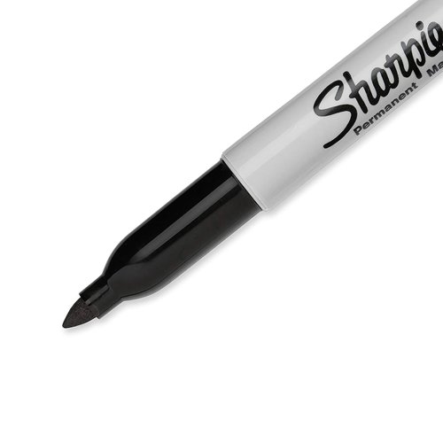 Sharpie Permanent Markers Fine Black (Pack of 24) 2077128