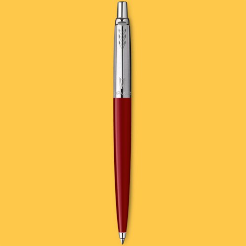 Parker Jotter Ballpoint Pen Red Barrel Blue Ink - 2096857  78527NR