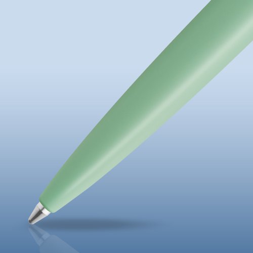 Waterman Allure Ballpoint Pen Pastel Green/Chrome Barrel Blue Ink Gift Box - 2105304 Ballpoint & Rollerball Pens 11662NR