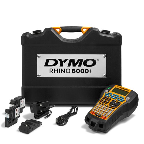 Dymo Rhino 6000 Plus Industrial Label Maker with Labelling Machine Kit Case 2122967
