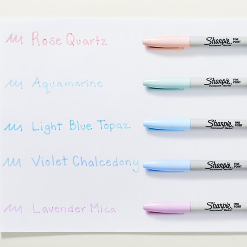 Sharpie Permanent Markers Mystic Gem Special Edition Fine Point Assorted Colours (Pack 5) 2157670