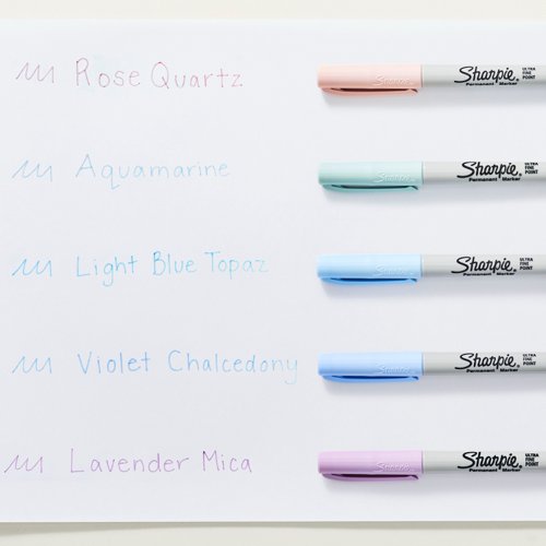 11129NR - Sharpie Permanent Markers Mystic Gem Special Edition Fine Point Assorted Colours (Pack 12) 2157681