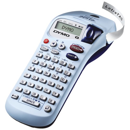 Dymo LetraTag LT XR Handheld Label Maker with ABC Keyboard 2186816 ES86816 Buy online at Office 5Star or contact us Tel 01594 810081 for assistance