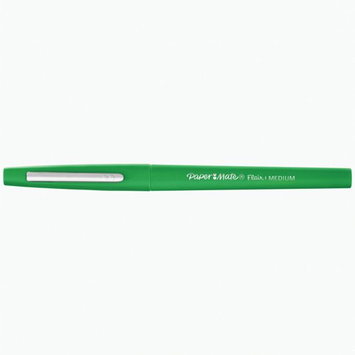 Paper Mate Flair Fibre Tip Pen Medium Point 0.7mm Green (Pack 12) S0191033
