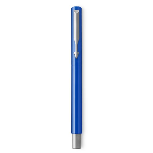 Parker Vector Fountain Pen Blue/Stainless Steel Barrel Blue Ink - S0881011 Newell Brands