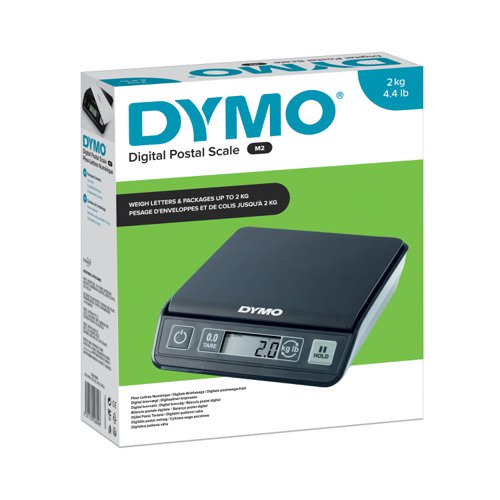 Dymo M2 Mailing Scale 2kg Black S0928990 - ES92899