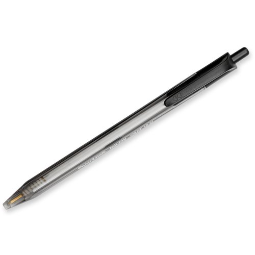 Paper Mate Inkjoy 100 Retractable Ballpoint Pen Medium 1.0mm Tip 0.7mm Line Black Ref S0957030 [Pack 20] Newell Rubbermaid