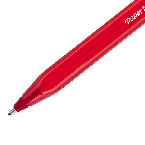 GL95714 PaperMate InkJoy 100 Ballpoint Pen Medium Red (Pack of 50) S0957140