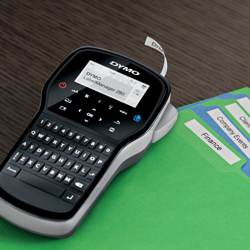 Dymo LabelManager 280 Label Maker QWERTY One Touch Smart Keys Ref S0968960