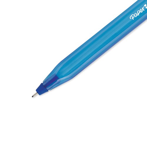 GL97742 PaperMate InkJoy 100 Ballpoint Pen Medium Blue (Pack of 100) S0977420