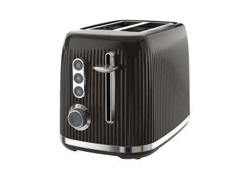 Breville Bold Variable 2-Slice Toaster Black & Silver Chrome - VTR001