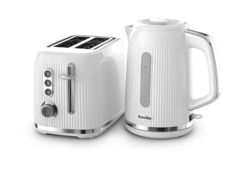 Breville Zen Electric 3kW Kettle 1.7L capacity Fast Boil Grey & Silver Chrome - VKT250