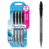 Paper Mate Flexgrip Gel Rollerball Pen 0.7mm Line Black (Pack 4) - 2108209