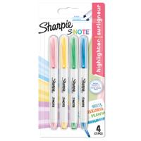 Sharpie S-Note Creative Permanent Marker Chisel Tip Assorted Colours (Pack 4) 2138234