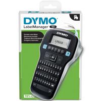 Dymo LabelManager 160 Label Maker Handheld Label Printer with Black and White D1 Label Tape 12mm 2174612