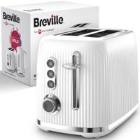 Breville Bold Variable 2-Slice Toaster White & Silver Chrome   - VTR037