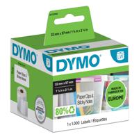 Dymo 11354 32mm x 57mm Multi Purpose Labels Black on White